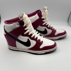 Nike Dunk Sky Hi Wedge Bright Magenta 528899-502 Women’s Size 10 Sneakers 2013